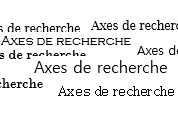 Axes de recherche prioritaires