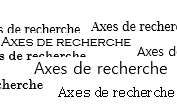 Axes de recherche prioritaires