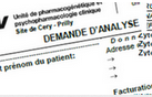 Formulaires de demande d'analyse