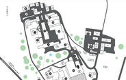Plan détaillé du site de Cery